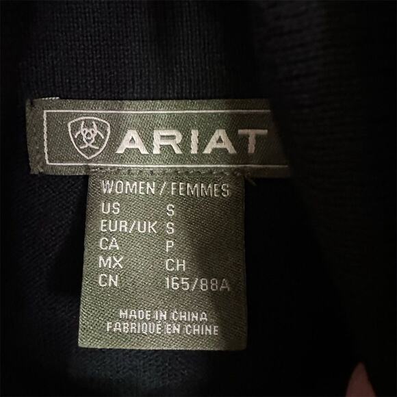 Ariat Double Turtleneck Lexi Sweater Women Sz S Equestrian Cowgirl Western Soft - Picture 3 of 16